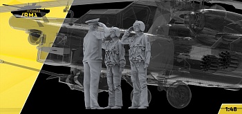 AM48307 Вертолетчики Ми-28 'Успешное задание' AM48307 Вертолетчики Ми-28 'Успешное задание'