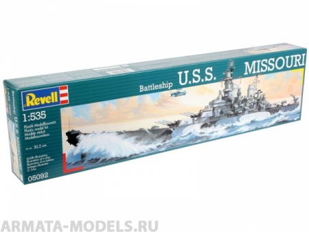 05092 Военный корабль USS Missouri (1/535) Revell