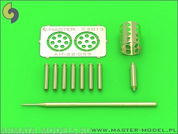 AM-32-059 Наконечник пистолета Avenger GAU-8 и трубка Пито Fairchild A-10 Thunderbolt II