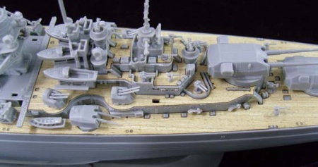 AW20001 Деревянная палуба для DKM Bismarck