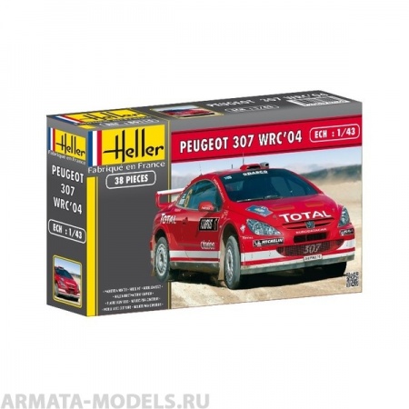 80115 Автомобиль Peugeot 307 WRC 04 Heller