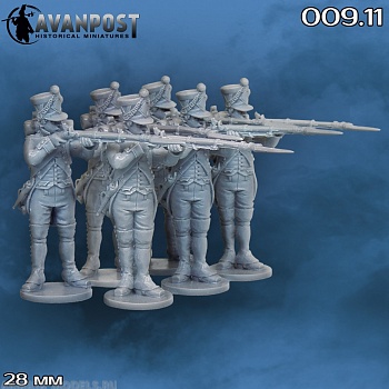 009.11АП Французская линейная пехота: фузилерная рота