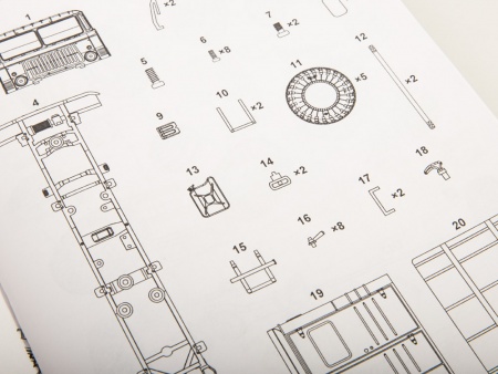 1442AVD Сборная модель Дезинфекционно-душевой автомобиль ДДА (66) AVD Models