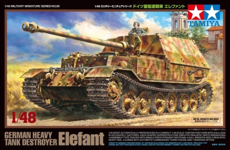 32589 Немецкое противотанковое самоходное орудие Elefant, с одной фигурой Tamiya