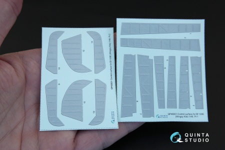 QP48001 Рулевые поверхности для Bf 109E (для модели Wingsy Kits)