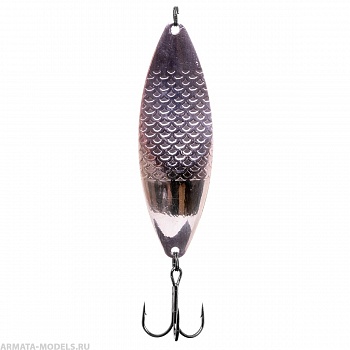 Блесна Лососевая колеб. ПЕРЕКАТ 35ГР; 9см 04 серебро чешуя (PR-P-35-04) Premier( цена указана за упаковку, в количестве 5шт.)