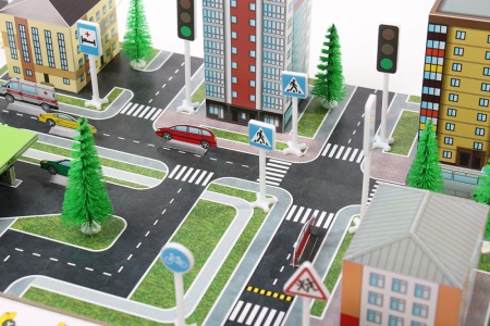 100-pdd-001 Макет ПДД. Набор №1.