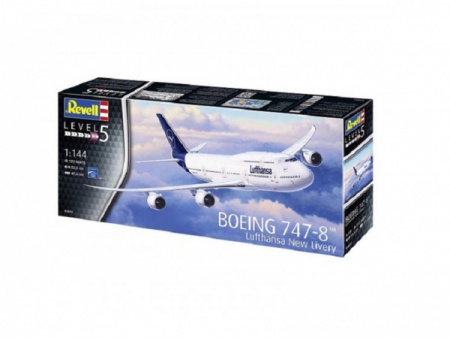 03891 Самолет Boeing 747-8 Lufthansa New Livery Revell 03891 Самолет Boeing 747-8 Lufthansa New Livery Revell