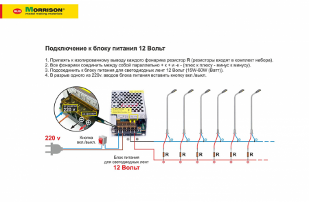 008efk033 Светодиодные модели фонарей для макета М1:500