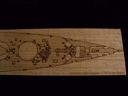 AW20051 Деревянная палуба для HMS Rodney