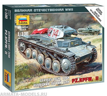 6102 Немецкий лёгкий танк PZ.KPFW. II 6102 Немецкий лёгкий танк PZ.KPFW. II