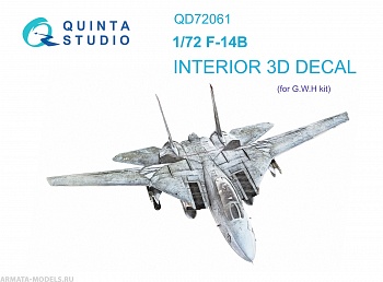 QD72061 3D Декаль интерьера кабины F-14B (GWH)