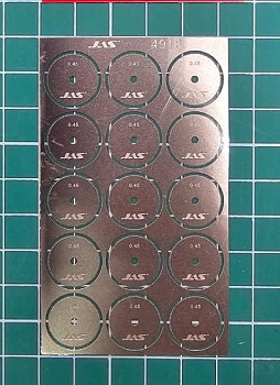 4918J Диск для ревитера d 15 мм, шаг 0,45 мм, 15 шт.