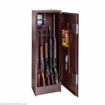Шкаф металлический для хранения оружия "Гарант" 1400х425х300 (T-SG-210-1) Тонар