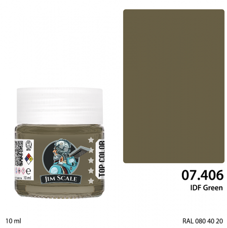 07.406JIM Краска IDF Green