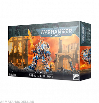 55-20GW Набор Ультрамарины. Робаут Жиллиман (Ultramarines Roboute Guilliman) 55-20GW Набор Ультрамарины. Робаут Жиллиман (Ultramarines Roboute Guilliman)