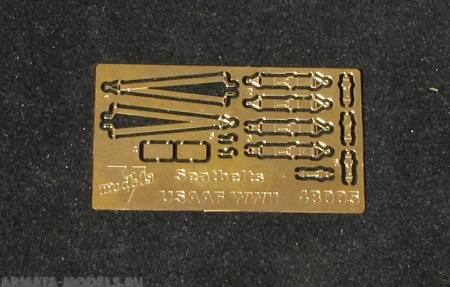 48005VM Фототравление Seatbelts USAAF WWII