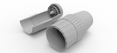 48338TMP Сопла двигателя Ал-31Ф, 1/48