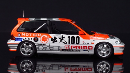 BEE24018 Honda Civic EF9 GR.A ’91 Idemitsu Beemax Model Kits