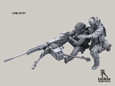 LRM35151 Помощник пулеметчика современных армий  Live Resin