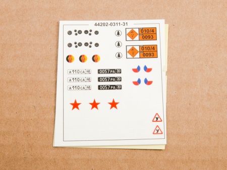 1466AVD Сборная модель УРАЛ-44202-0311-31 AVD Models