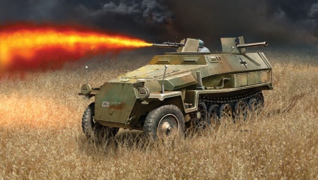 7067ИТ Бронемашина Sd.Kfz.251/16 Italeri