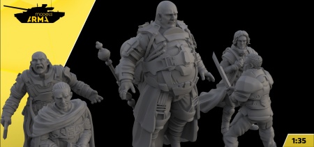 AM35936 Набор фигурок DUNE Герои 6шт Arma Models