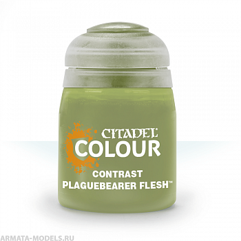 29-42GW Краска Контраст: плоть носителя чумы (18мл)( CONTRAST: PLAGUEBEARER FLESH (18ML))
