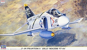 00367 Самолет F-4N PHANTOM II JOLLY ROGERS VF-84  (HASEGAWA)  1/72