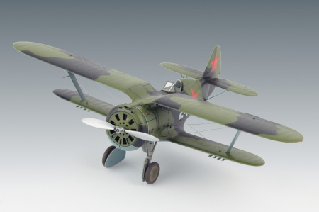 72074 И-153 Чайка Советский истребитель-биплан 2МВ ICM 72074 И-153 Чайка Советский истребитель-биплан 2МВ ICM