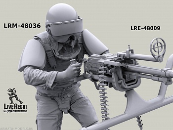 LRM48036 Советский бортмеханик, стрелок вертолета, стоящий Война в Афганистане, фигура 5