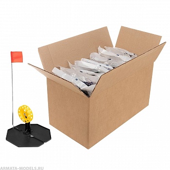 Комплект жерлиц на подставке Зима 210-85 (d осн. 210мм, d катушки 85мм) 10шт (TR-ZHZ-03-K10) Трофей