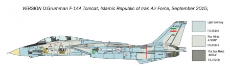 1414ИТ Самолет F-14 TOMCAT (10013160/050320/0115752, ИТАЛИЯ ) Italeri