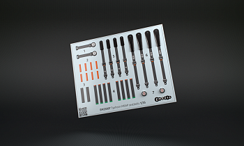 EM35007 Ремни для двух сидений бронеавтомобилей &amp;quot;Тайфун&amp;quot; Звезда 1:35 (3D декаль)