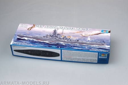 05760P USS South Dakota BB-57 Trumpeter