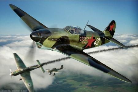 BRP72038 Самолет Yakovlev YAK-1B Brengun