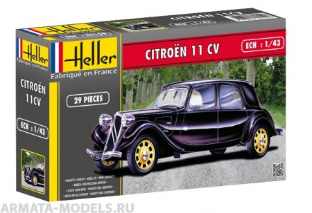 80159HL Автомобиль  11СV Ситроен (1:43) Heller