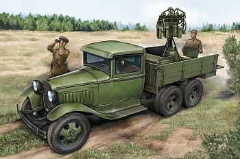 84571HB Грузовик GAZ-AAA with Quad Maxim AA Gun 84571HB Грузовик GAZ-AAA with Quad Maxim AA Gun