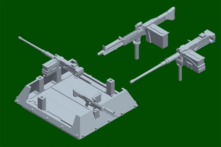 07444P Сборная модель Американский бронетранспортёр USAF XM706E2 Trumpeter