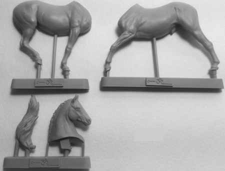 CHM-54140. Животные: Лошадь №4. 54 мм. Материал - смола. Chronos Miniatures
