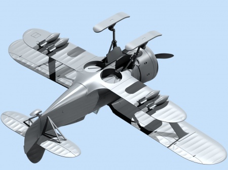 48096 И-153, Советский истребитель-биплан ІІ МВ (зимняя модификация) ICM 48096 И-153, Советский истребитель-биплан ІІ МВ (зимняя модификация) ICM