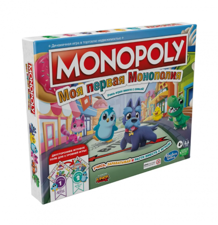F4436121 Игра настольная Hasbro Games Монополия Джуниор 2в1