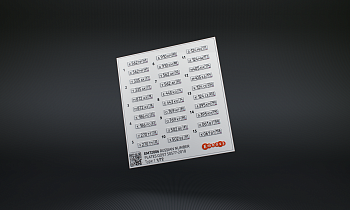 EM72006 Современные автономера РФ ГОСТ 50577-2018 Тип 1 1:72 (3D декаль)