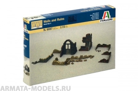 6087ИТ Аксессуары Walls and Ruins Italeri