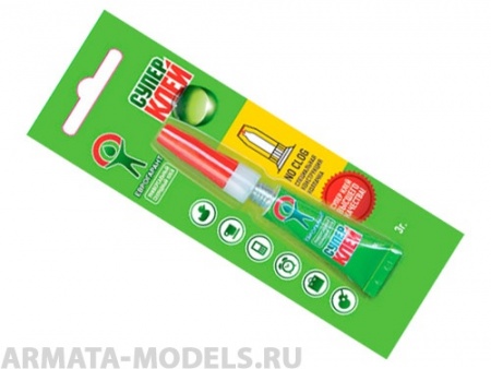 858830  Клей ЕВРОГАРАНТ Суперклей (3г)