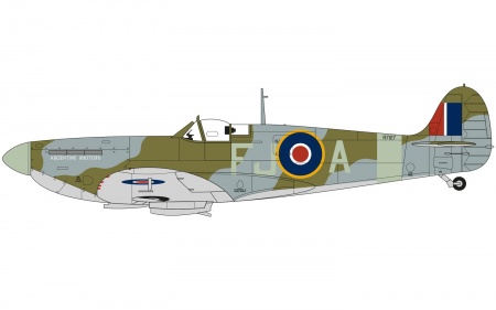 A02102 САМОЛЕТ SUPERMARINE SPITFIRE Mk.Va Airfix