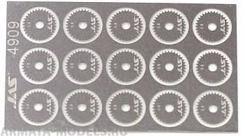 4909J Диск для ревитера  d 8.5 мм, шаг 0,8 мм, 15 шт.