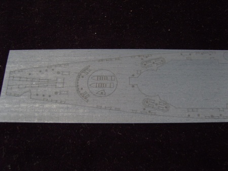 AW20020 Деревянная палуба для USS WASHINGTON BB-56