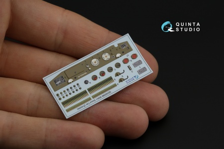 QD35088 3D Декаль интерьера кабины M3A1 Scout (Zvezda)