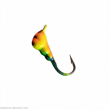 Мормышка вольф Муравей с ушком краш 3мм 0,48гр 34 (MW-1330-34) Helios( цена указана за упаковку, в количестве 10шт.)